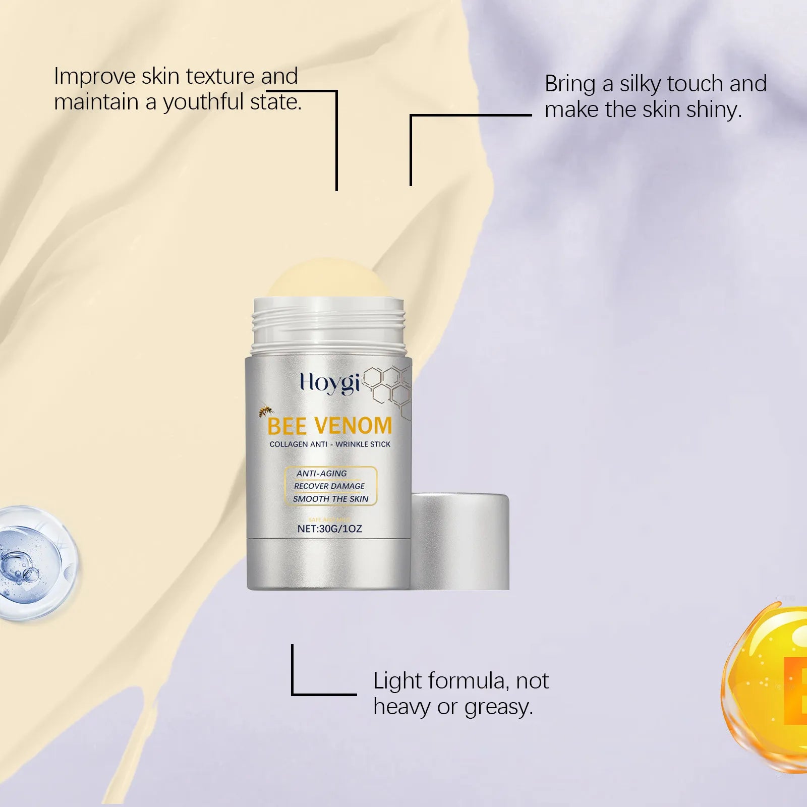 Bee Extract Hydration Stick - Portable Facial Moisturizer