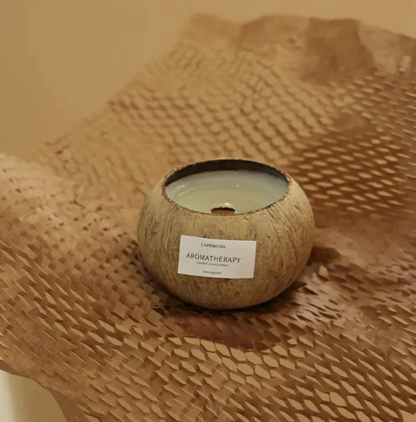 Luxurious Coconut Scented Candle in Gift Box