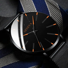 Montre élégante et minimaliste en acier inoxydable