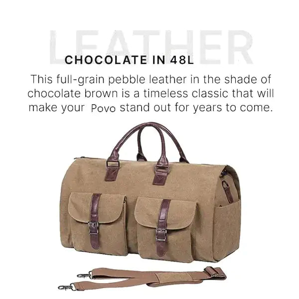 Convertible Duffle-Garment Luggage - Versatile Travel Solution