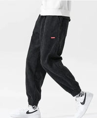 Relaxed Fit Loose Casual Men's Pants - Stylish Comfort