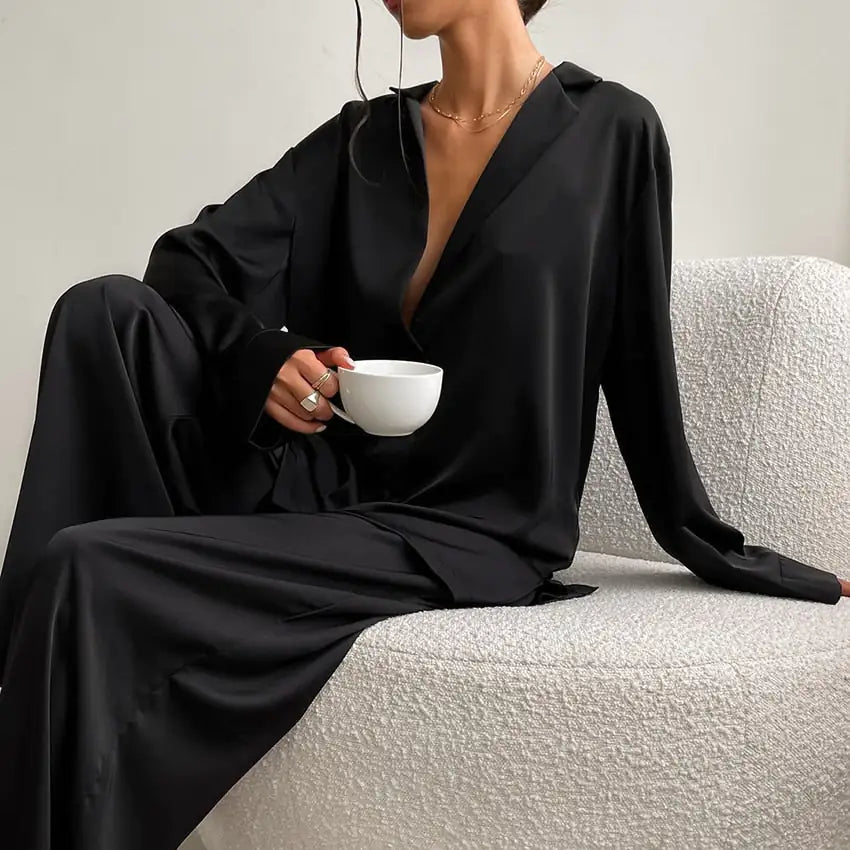 Pyjama oversize Olivia : confort et style pour des nuits reposantes