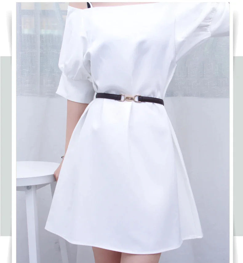 Ceinture élégante en cuir réglable