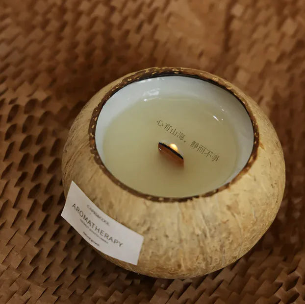 Luxurious Coconut Scented Candle in Gift Box