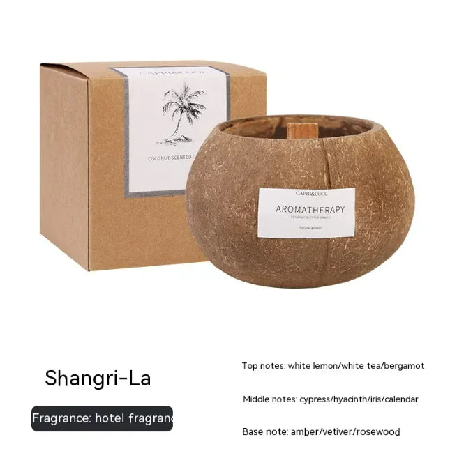 Luxurious Coconut Scented Candle in Gift Box