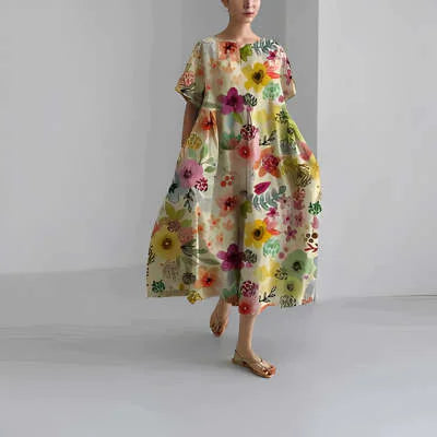 Robe décontractée élégante en coton pour femme