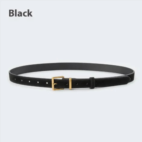 Ceinture élégante en cuir suédé pour femme - Différentes couleurs