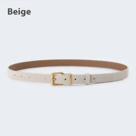 Ceinture élégante en cuir suédé pour femme - Différentes couleurs