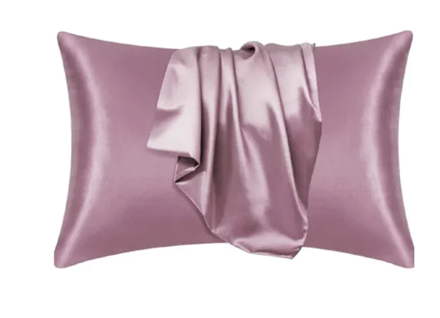 Lot de 2 taies d'oreiller de luxe en soie