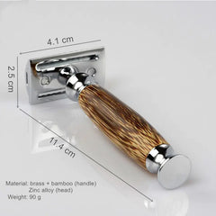 Eco-Friendly Bamboo Safety Razor - Classic Vintage Shaving