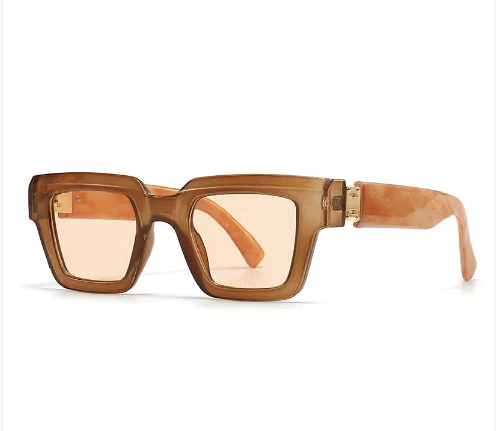 Lunettes de soleil rétro chics pour femmes - Des lunettes colorées et élégantes