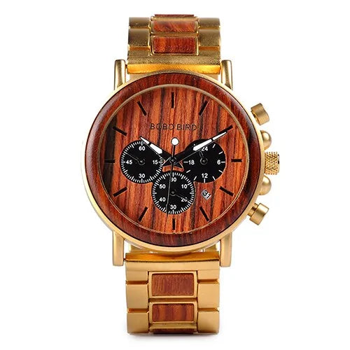 Eco-Friendly Luxury Wooden Wristwatch