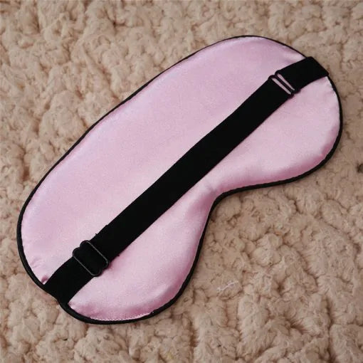 Masque de luxe en soie pour un sommeil réparateur – Plusieurs couleurs