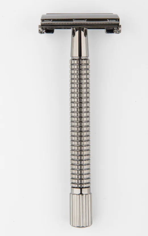 Vintage Styled Manual Safety Razor for Effortless Grooming