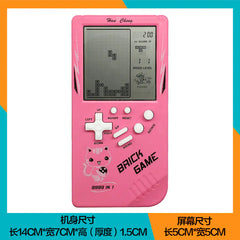 Retro Tetris Handheld Gaming Console - Portable Fun for All Ages