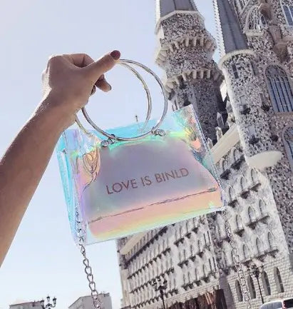 Chic Transparent Mini Jelly Chain Crossbody Bag