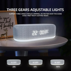 Réveil sans fil élégant avec écran LED