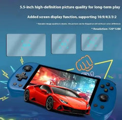 Console de jeu portable et lecteur MP4 de style rétro X55