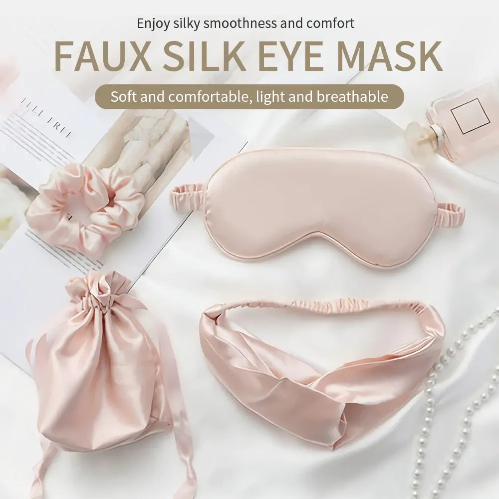 Luxurious Silky Sleep Eye Mask - Gentle & Soothing
