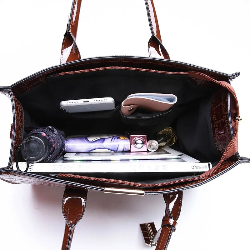 Sac à bandoulière en cuir élégant - Polyvalent et élégant