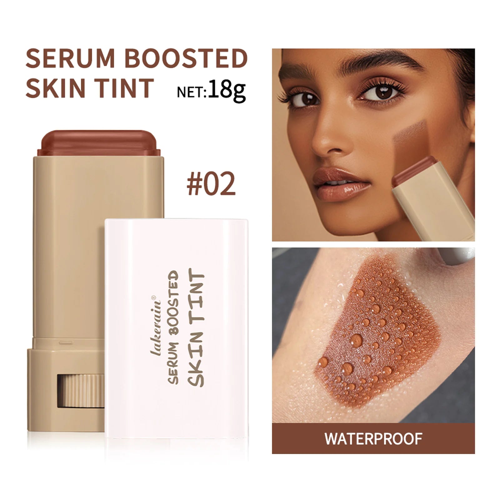 Lakerain Color Solid Essence Beauty Stick