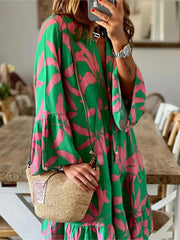 Robe chemisier Boho - Prête pour l'été et les voyages 