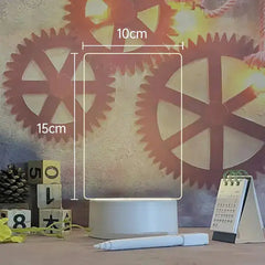 Creative Writable Night Light - Illuminate & Personalize