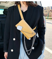 Chic Women's Crossbody Bag with Adjustable Chain Strap