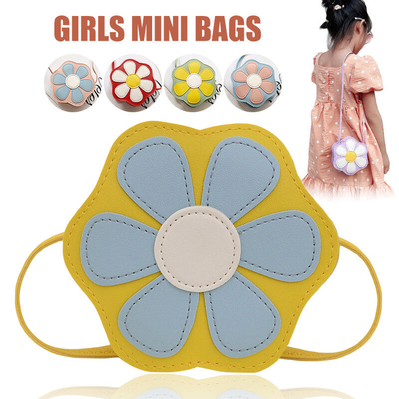 Charming Children's PU Leather Shoulder Bag - Lightweight & Stylish