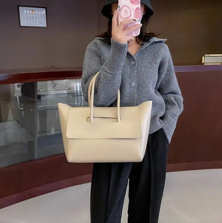 Sac à bandoulière élégant en cuir synthétique pour femme - Grande capacité et style