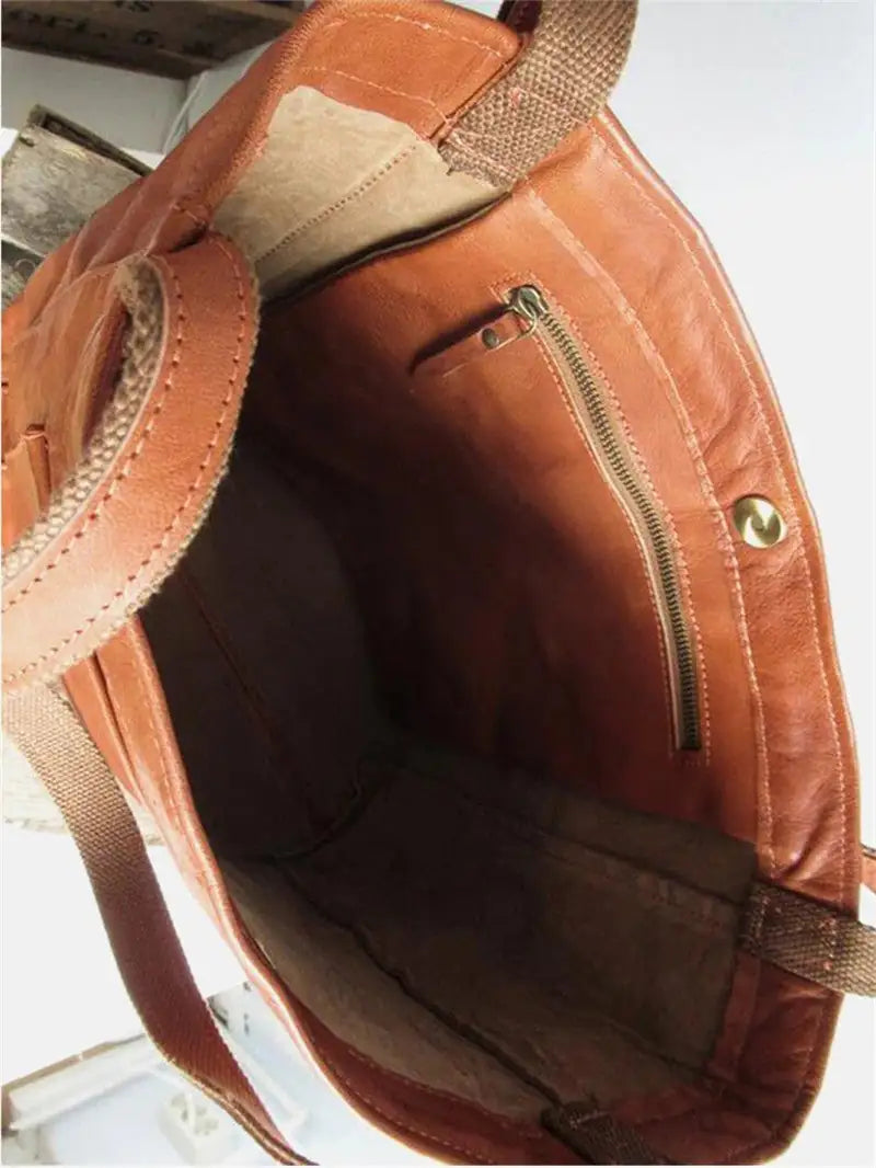 Sac en cuir élégant Luna pour femme : la mode rencontre la fonctionnalité