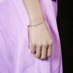 Elegant Adjustable Zircon Bracelet - Available in 3 Colors