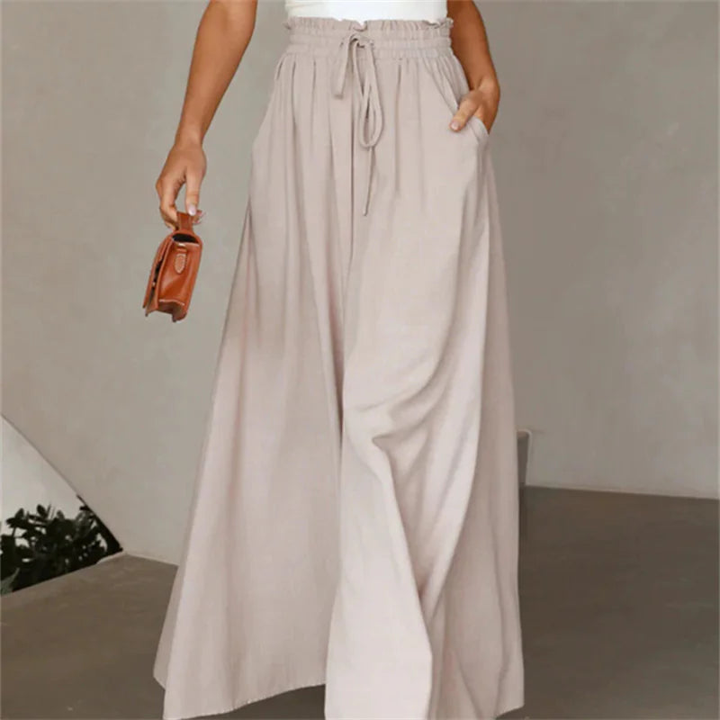 Chic Women's Loose Casual Trousers – Multiple Colors