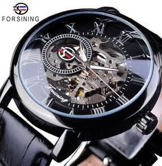 Montre de luxe à cadran squelette pour homme