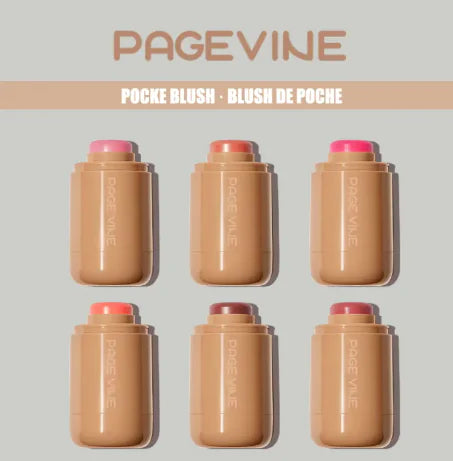 Portable Pocket Blush Stick - Fresh Rosy Glow Anytime