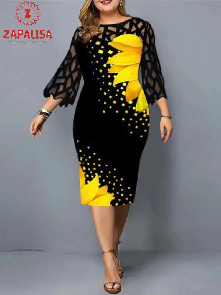 Robe chic grande taille – Capturez la grâce et l'équilibre