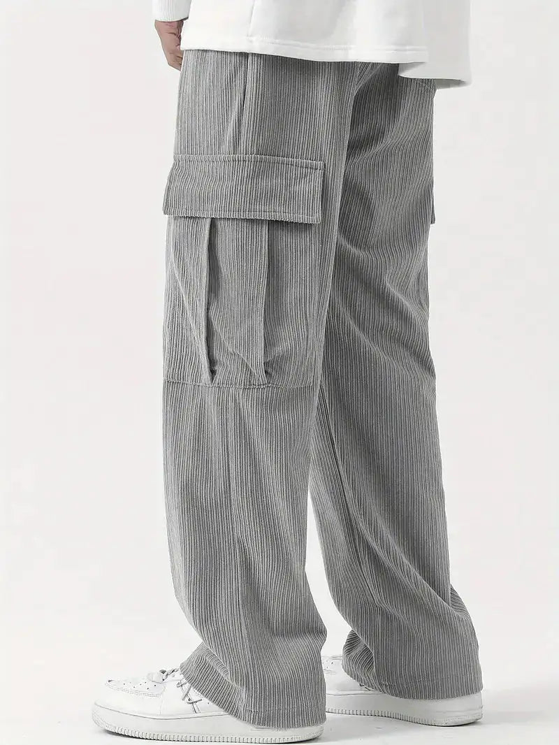 Stylish Corduroy Cargo Pants - Versatile & Durable