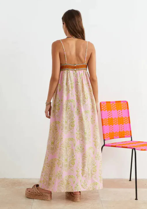 Artistic Graffiti Swing Dress – Boho Style & Comfy Fit