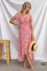 Chic V-Neck Lace-Up Cardigan Dress - Comfort & Style