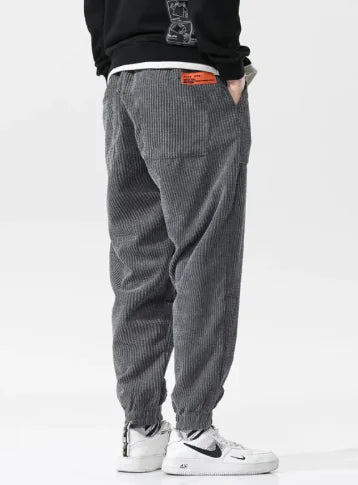 Relaxed Fit Loose Casual Men's Pants - Stylish Comfort
