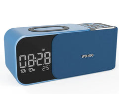 Multifunctional LED Alarm Clock with Wireless Charging & Bluetooth