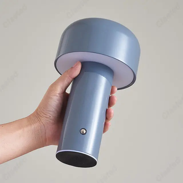 Chic Cordless Mushroom Desk Lamp - Rechargeable Italian Design