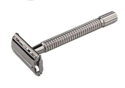 Vintage Styled Manual Safety Razor for Effortless Grooming