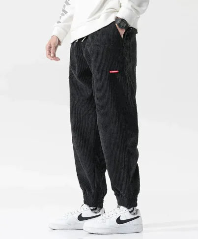 Relaxed Fit Loose Casual Men's Pants - Stylish Comfort