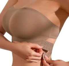 Soutien-gorge croisé élégant sans bretelles pour femme - Design sans armatures