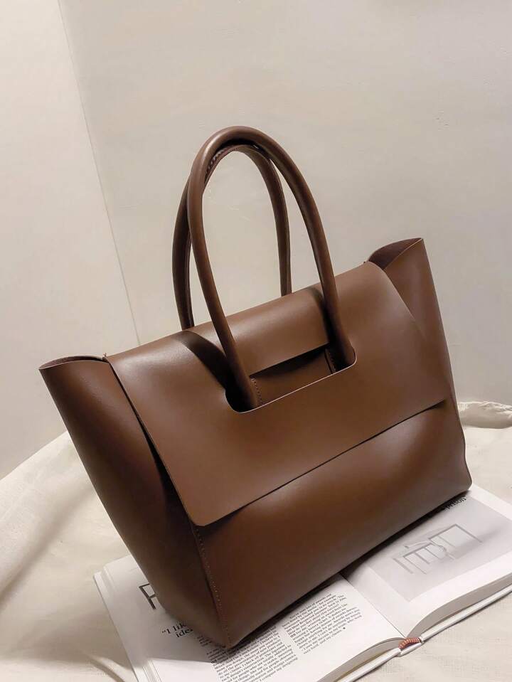Sac à bandoulière élégant en cuir synthétique pour femme - Grande capacité et style