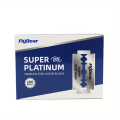 100 Platinum-Coated Double Edge Safety Razor Blades