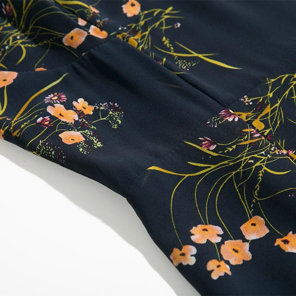 Chic Vintage Floral Maxi Dress - Perfect for All Occasions