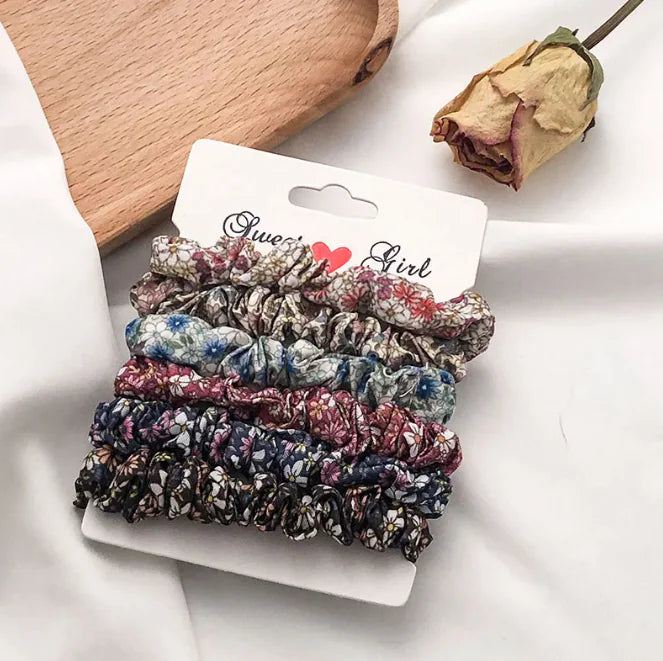 Vibrant Oversized Fabric Scrunchie - Hair Accessory