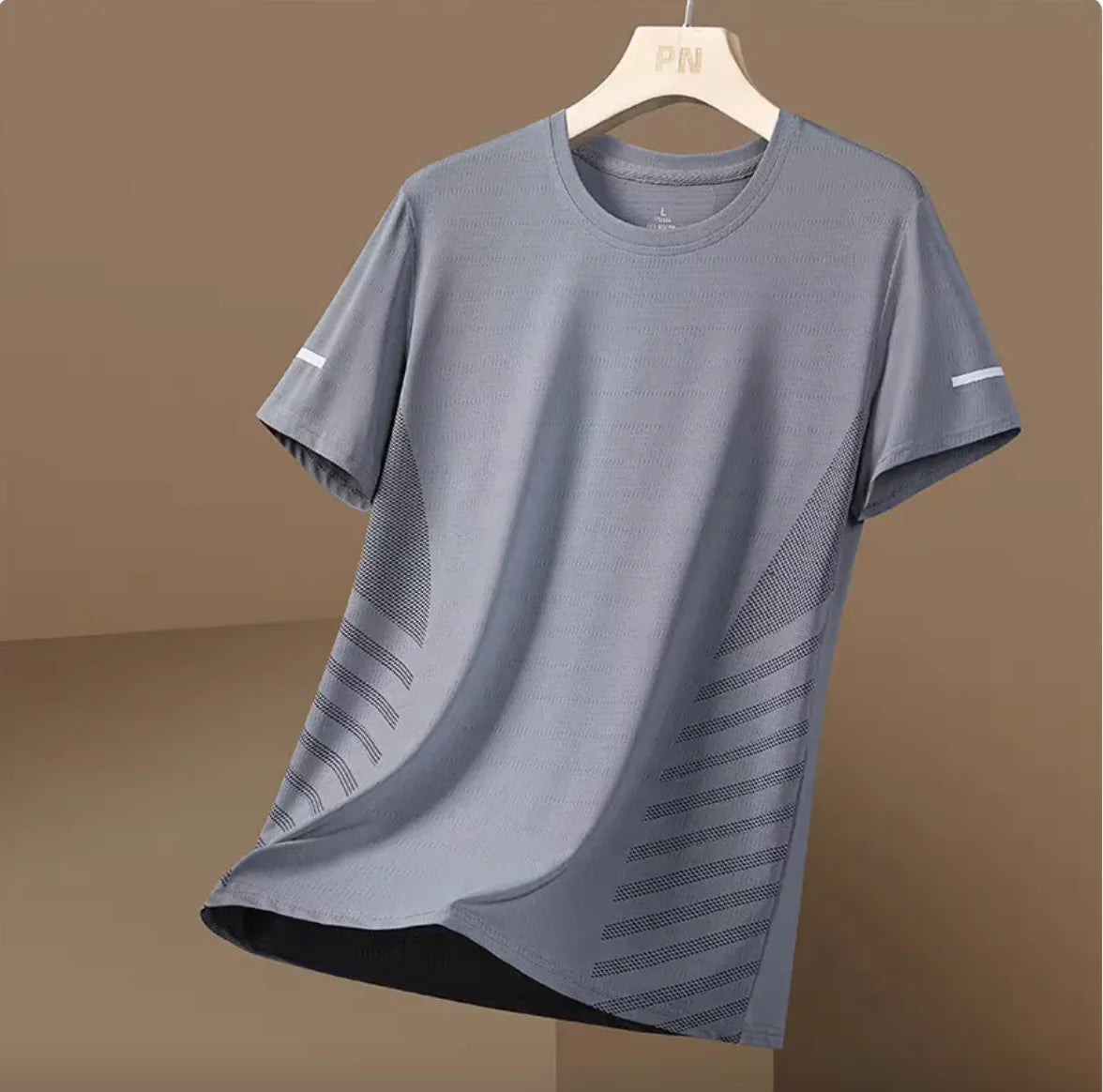 Men's Ice Silk Quick-Dry T-Shirt: Breathable & Lightweight
